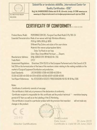 fake certificate