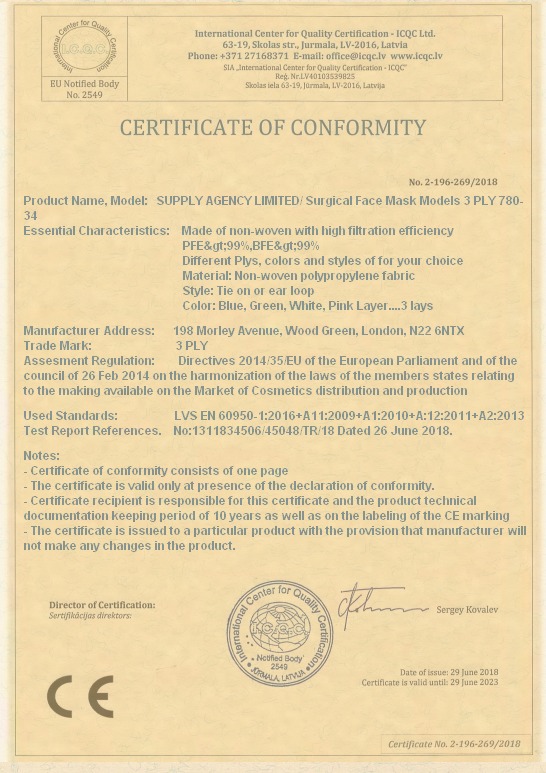 Fake EU Certificates